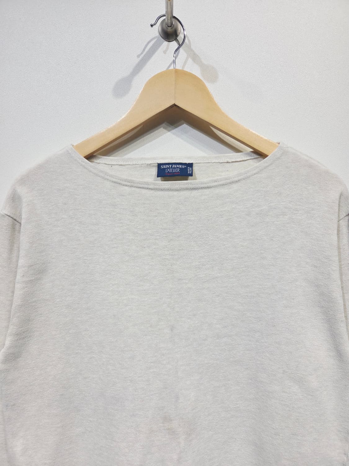 세인트제임스 보트넥 무지 긴팔 티셔츠 오트밀 상품이미지3