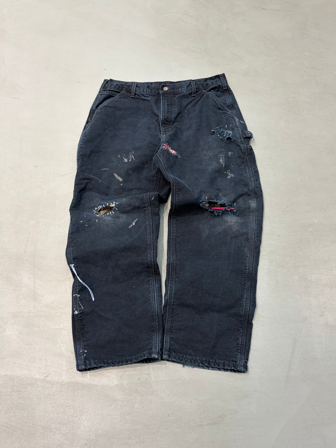 Carhartt B111 BLK 라이닝 덕캔버스 36x30 상품이미지3