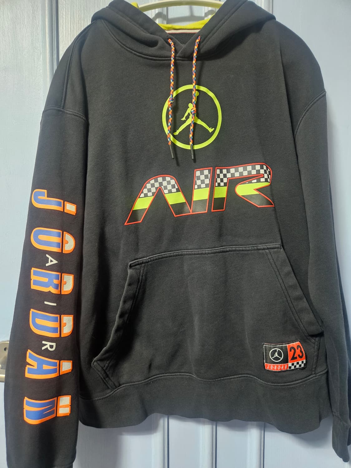 조던 AIR 기모 후드티 블랙 상품이미지1