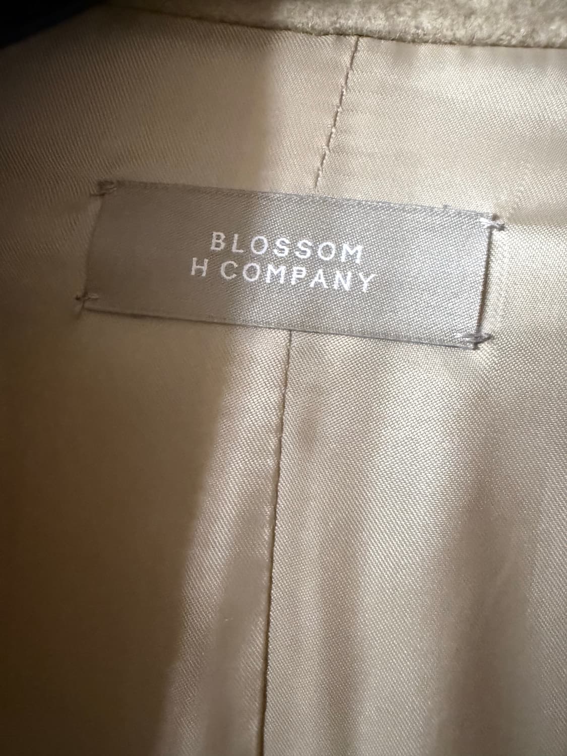 Blossom h company 울캐쉬 롱 코트   총장 130 상품이미지9