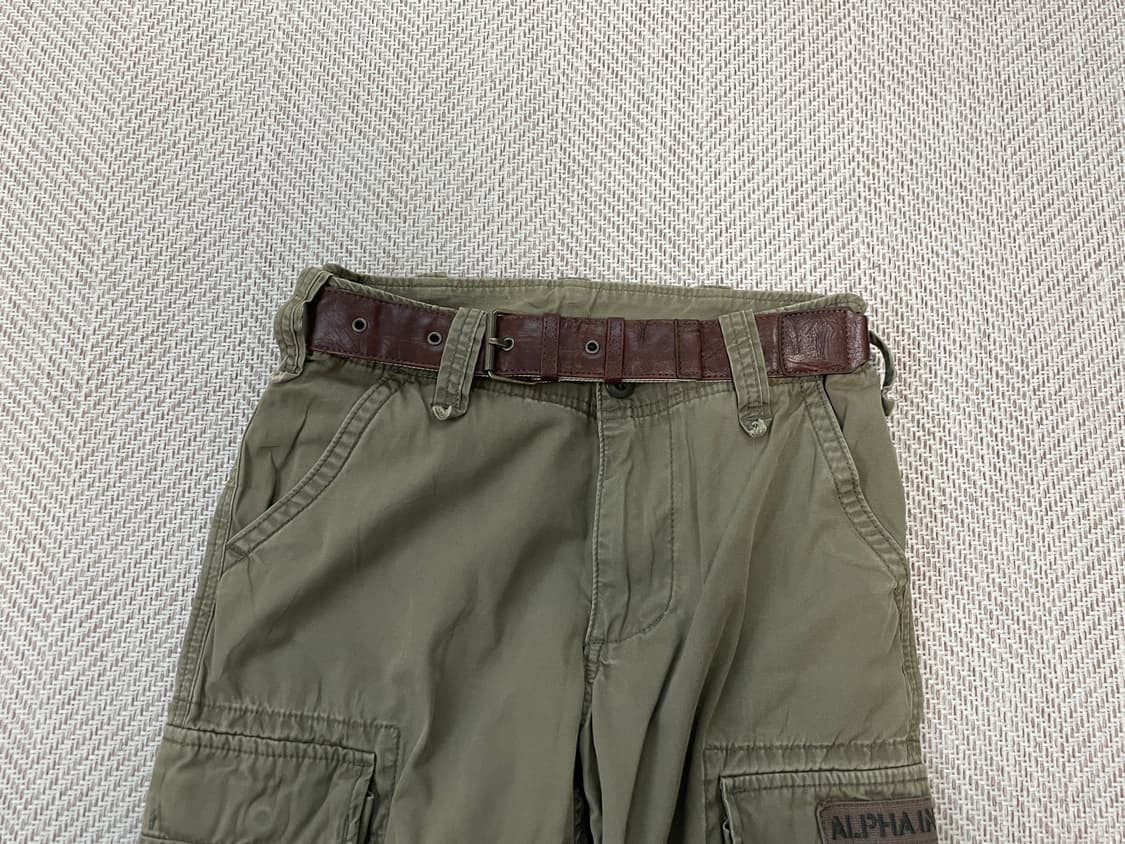 빈티지 버클 레더벨트 J03645 상품이미지1