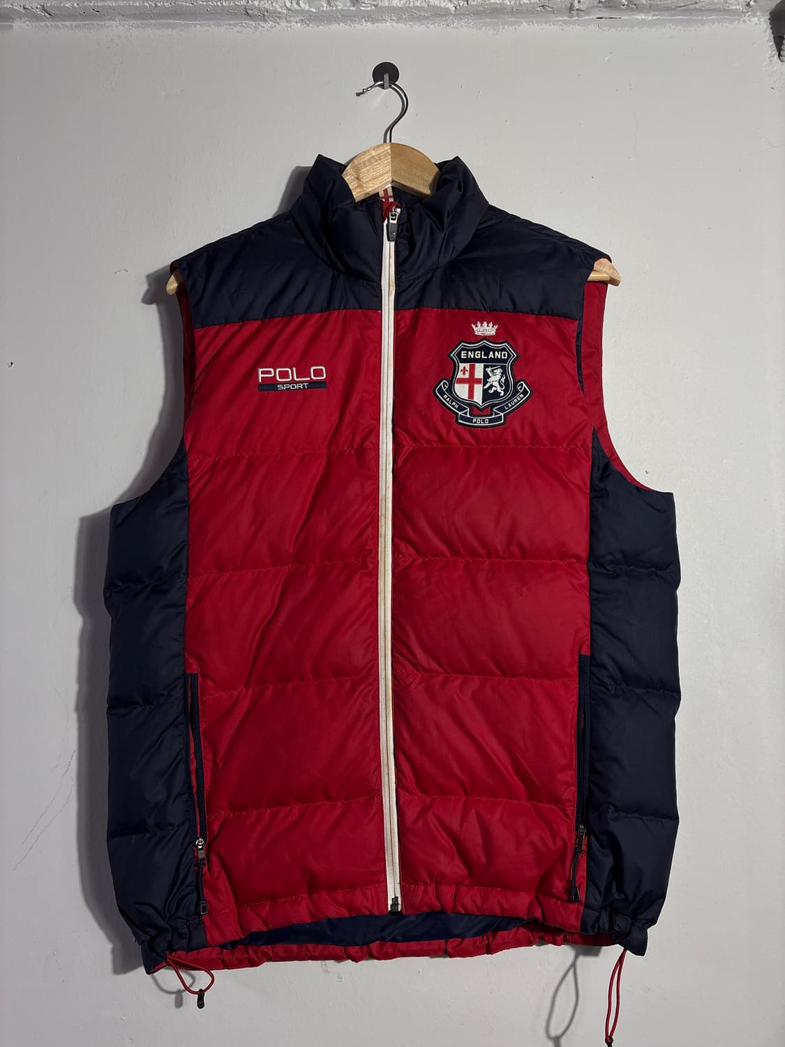 폴로 스포츠 90s 잉글랜드 패딩조끼(무료배송) 상품이미지1