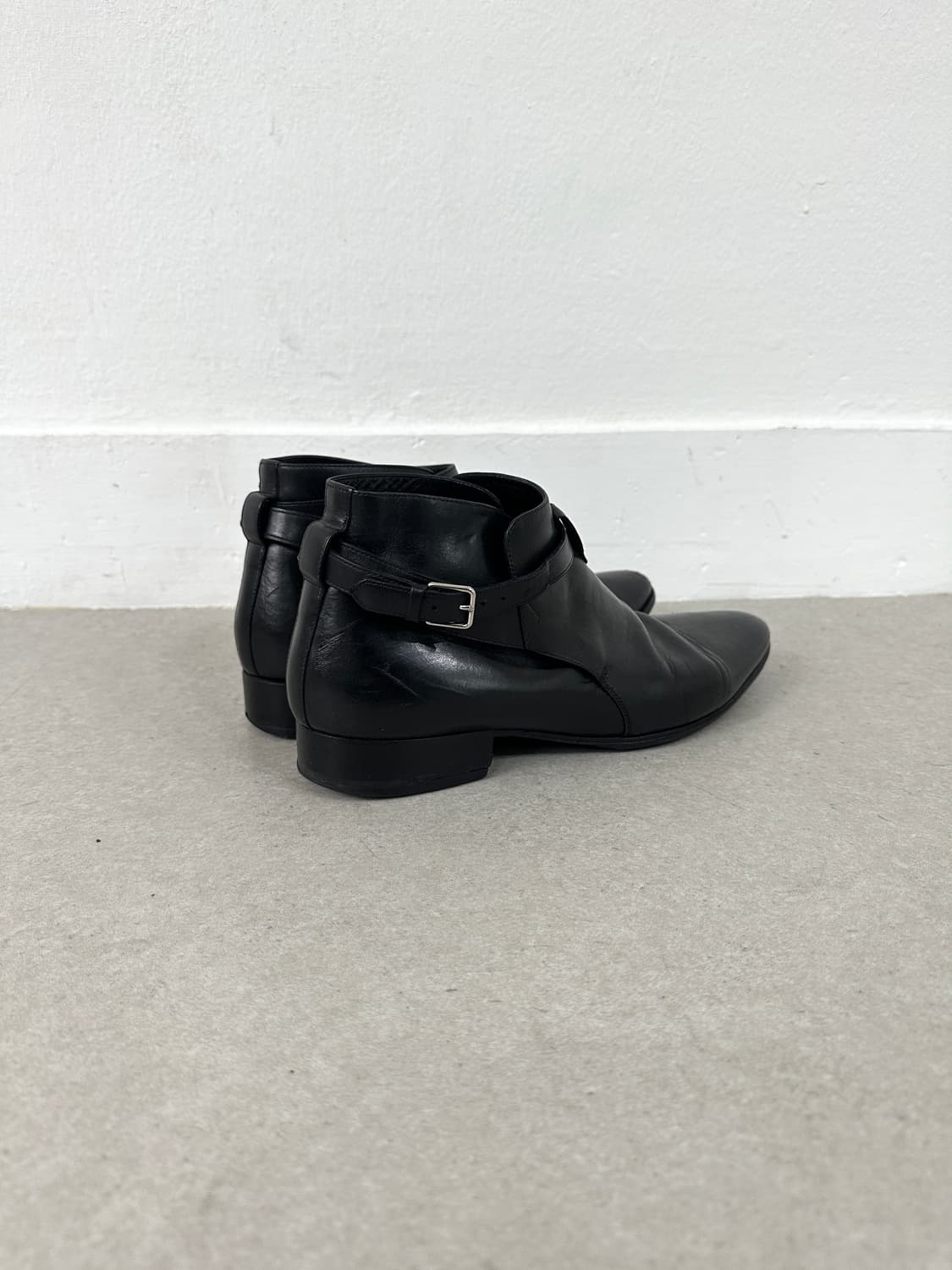 생로랑 2013 조드퍼 블랙 레더 부츠 상품이미지3