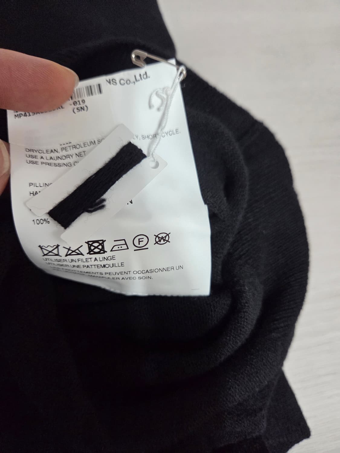 꼼데가르송 플레이 블랙 가디건 금장 하트 xl 상품이미지6