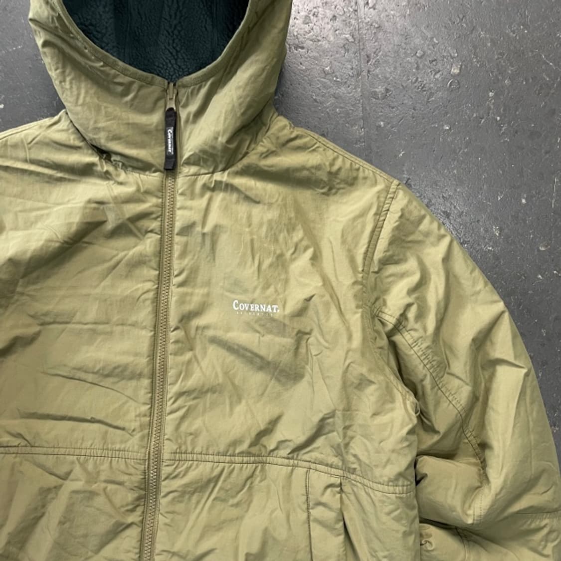 100 커버낫 리버시블 후리스 자켓  상품이미지4