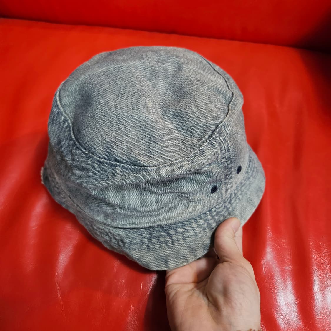 아디다스(Adidas) 90's 오리지널 차콜 데님 워시드 버킷햇 상품이미지4