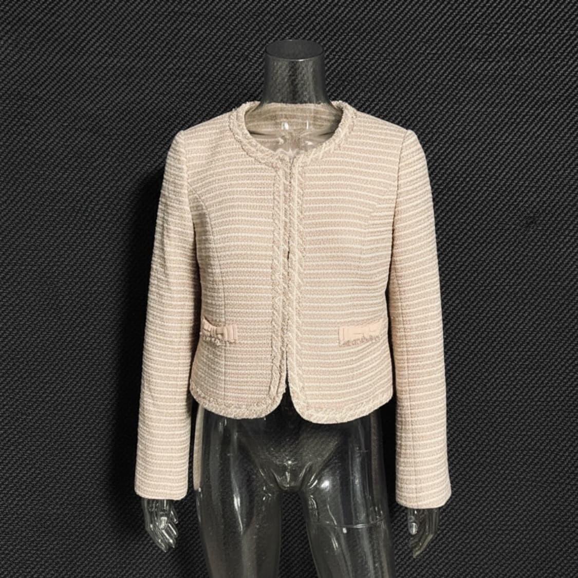 [S] Jpn 우먼즈 라운드 블레이저 자켓 상품이미지1