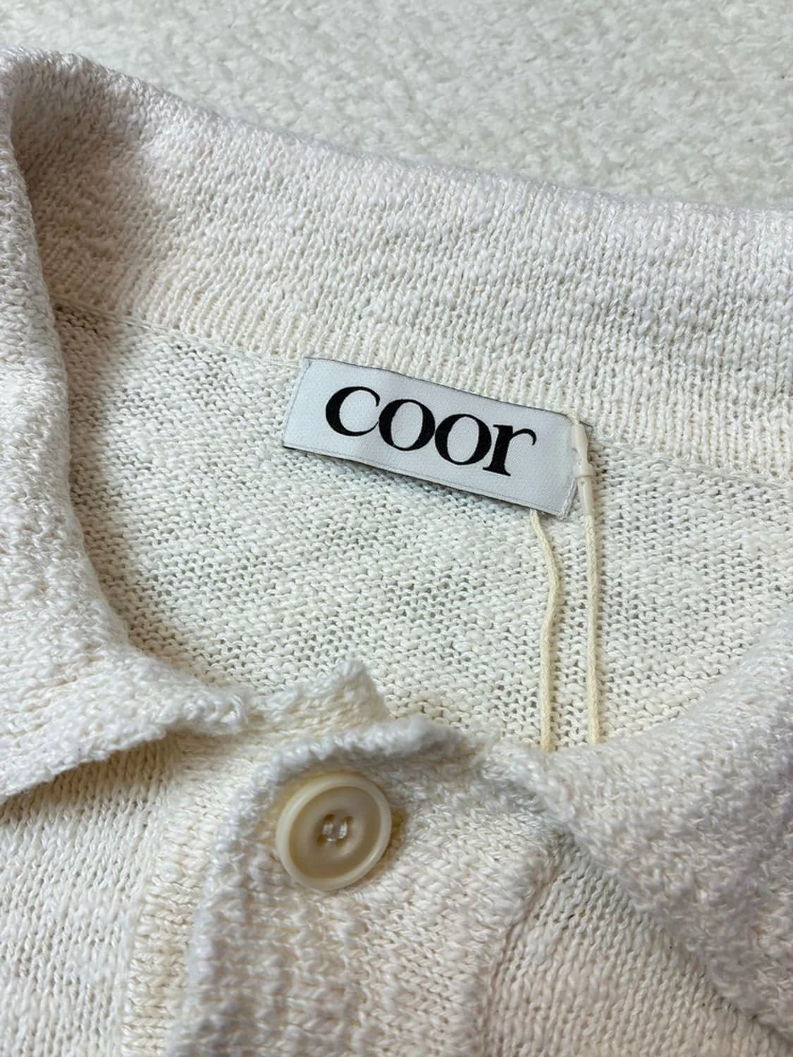 쿠어(COOR) 콘트라스트 오픈칼라 스웨터 PN5929 상품이미지6