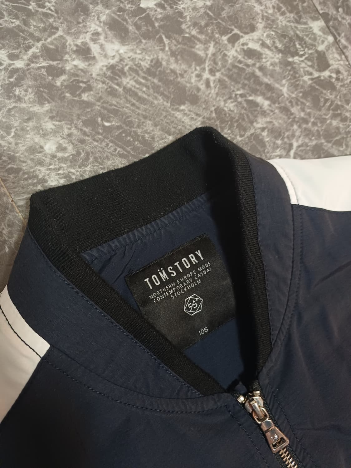 네이비 집업 점퍼 (TOMSTORY)- XL
 상품이미지4