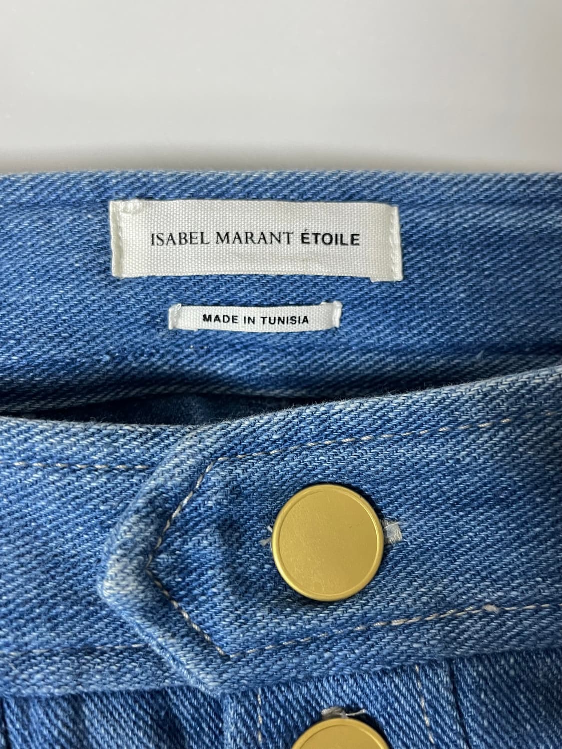 36) 이자벨마랑 에뚜왈 데님 스커트 상품이미지4