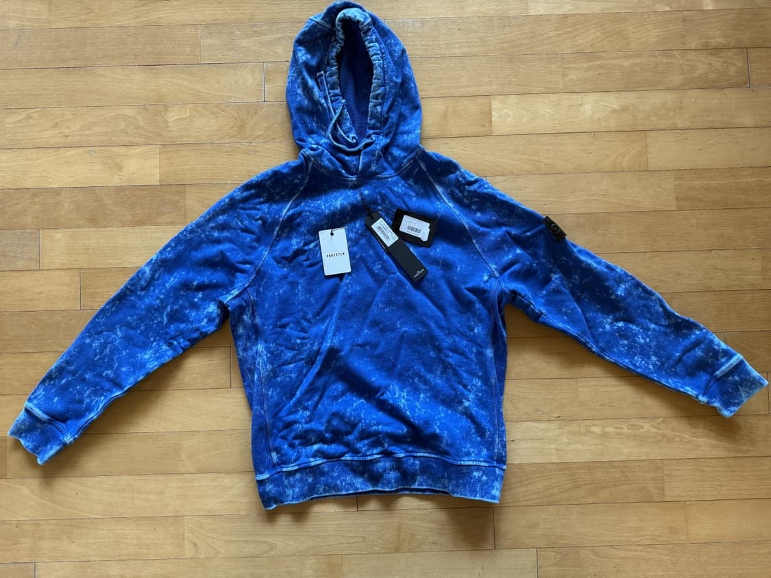 스톤아일랜드 오버다이 트리트먼트 후디 스웨트셔츠 상품이미지2