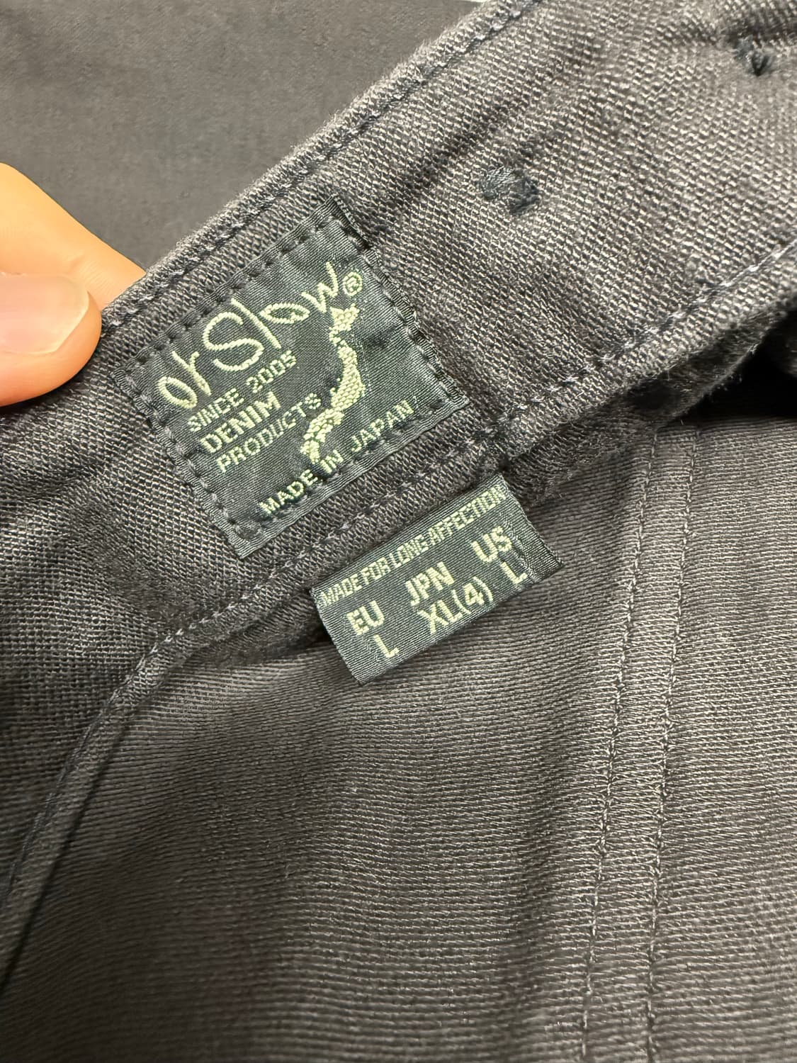 오어슬로우 퍼티그 블랙 4사이즈 상품이미지4