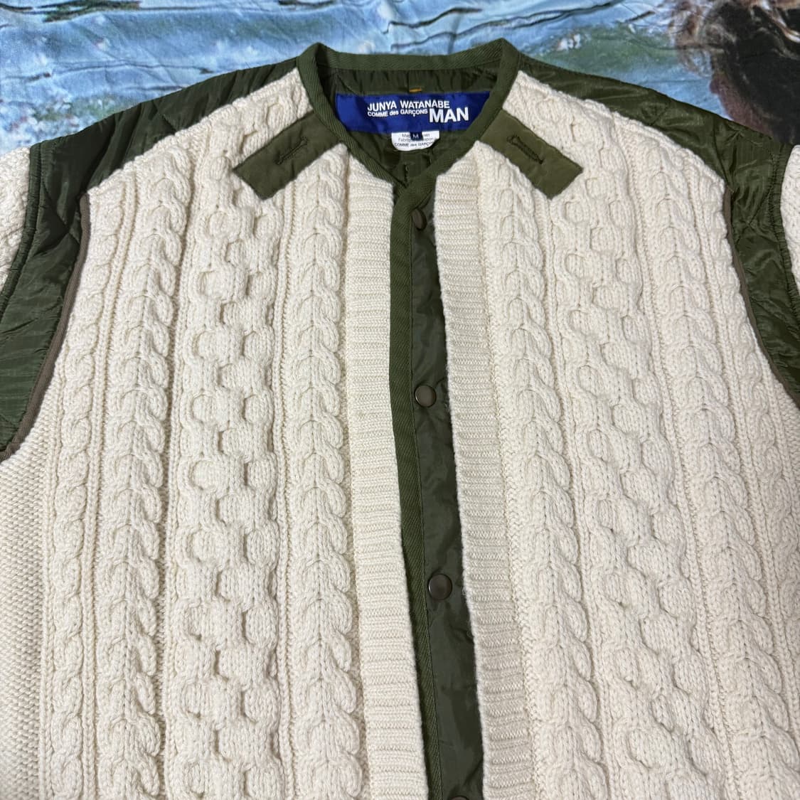 [M]준야와타나베 21AW 니트 도킹 라이너 파카 상품이미지6