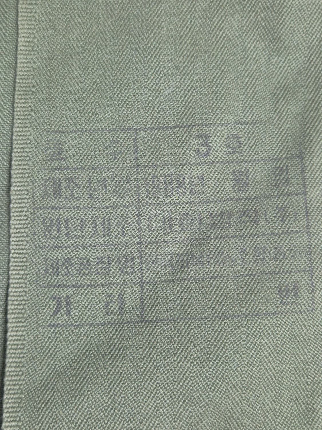 육군 구형 12사단 민무늬 전투복 상의 자켓 (S) 상품이미지8