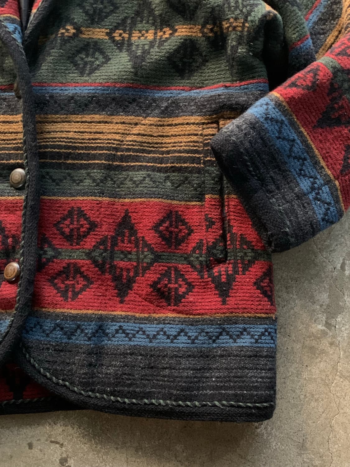 80s 울리치 네이티브 울 블랭킷 자켓 상품이미지5