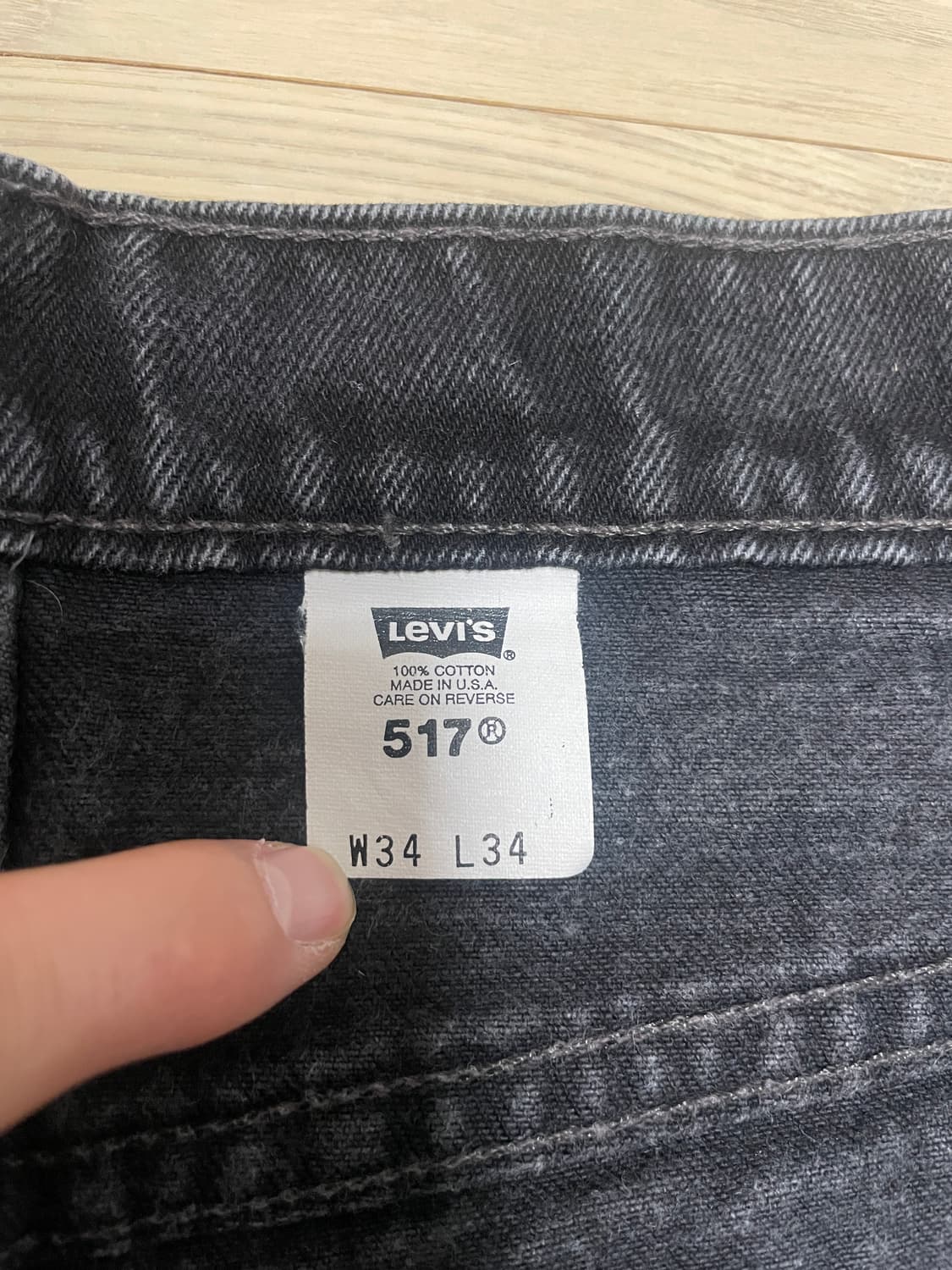 빈티지 리바이스 517  오렌지 탭 usa 팝니다 상품이미지2