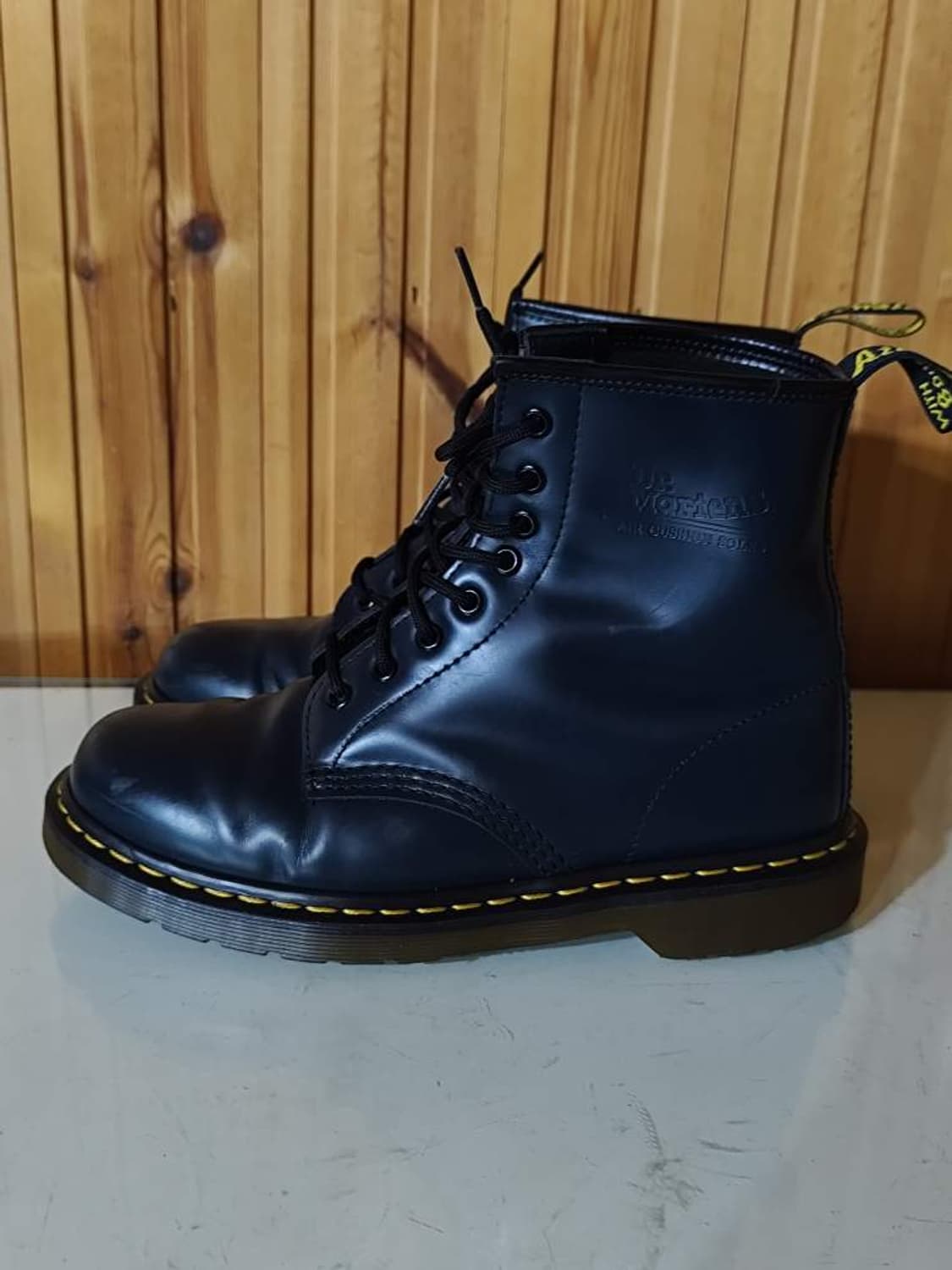 uk7 260mm 닥터마틴 1460 네이비 8홀 워커 부츠 상품이미지2