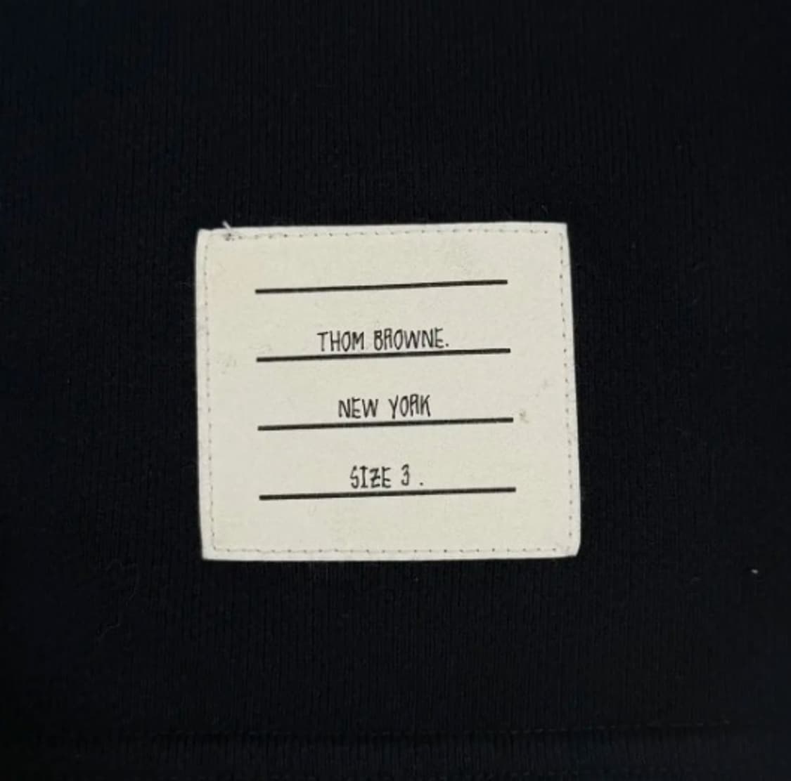 [정품] 톰브라운 4-바 코튼 스웨트 하프팬츠 3  상품이미지3