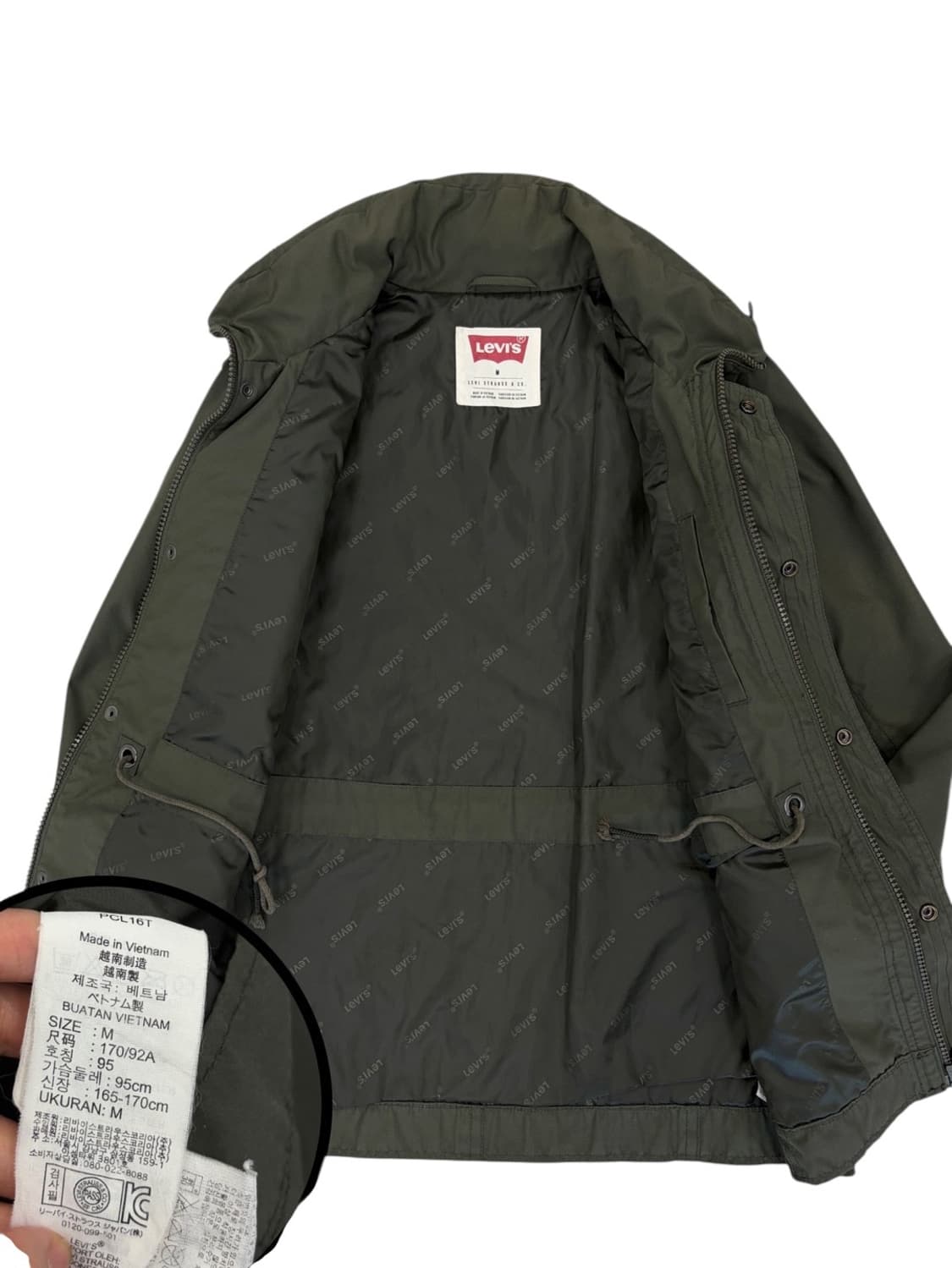 리바이스 밀리터리 자켓 (M) 상품이미지9