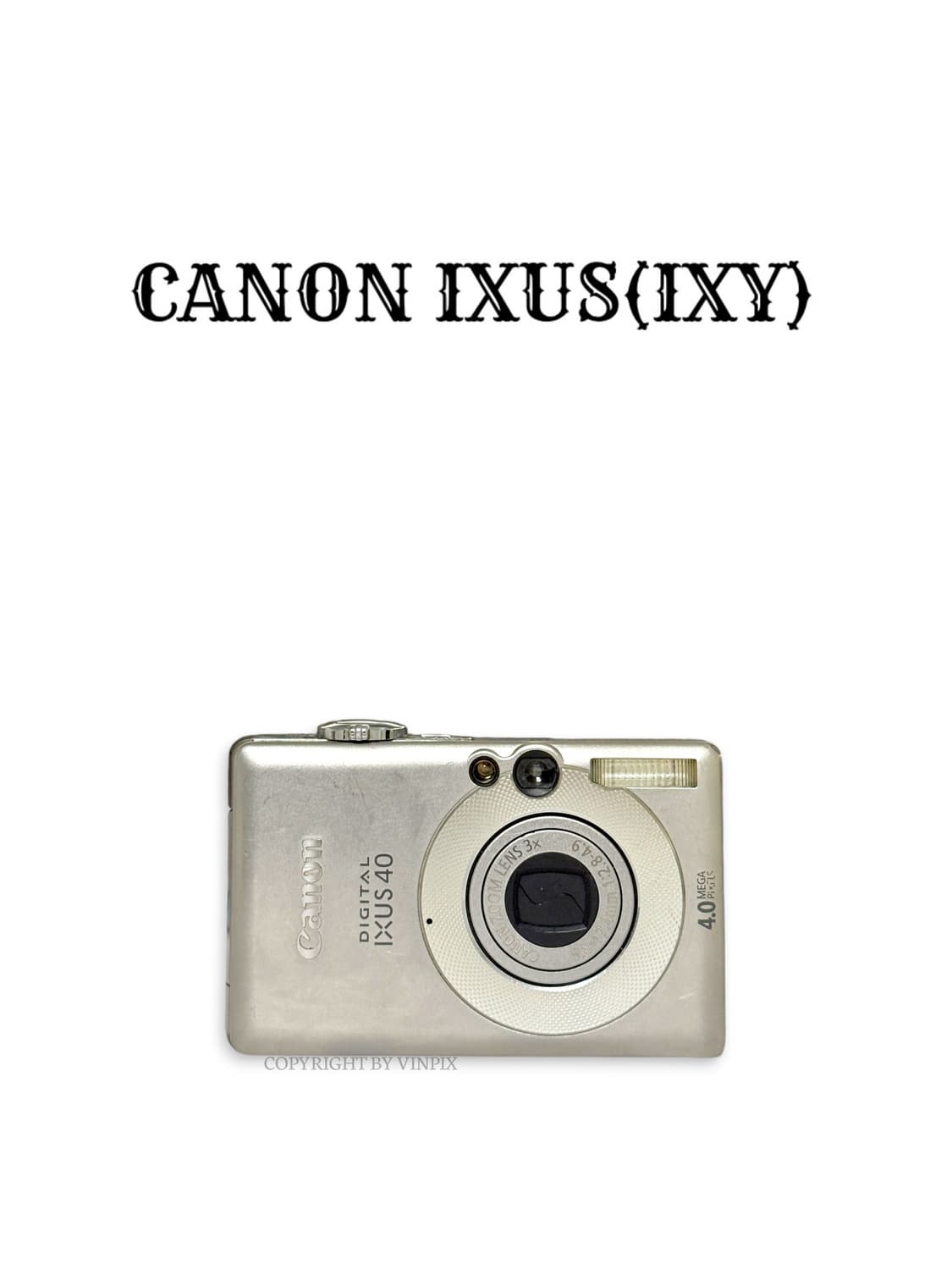 캐논 익서스 40(Canon ixus 40) 빈티지 디지털 카메라 디카 상품이미지1
