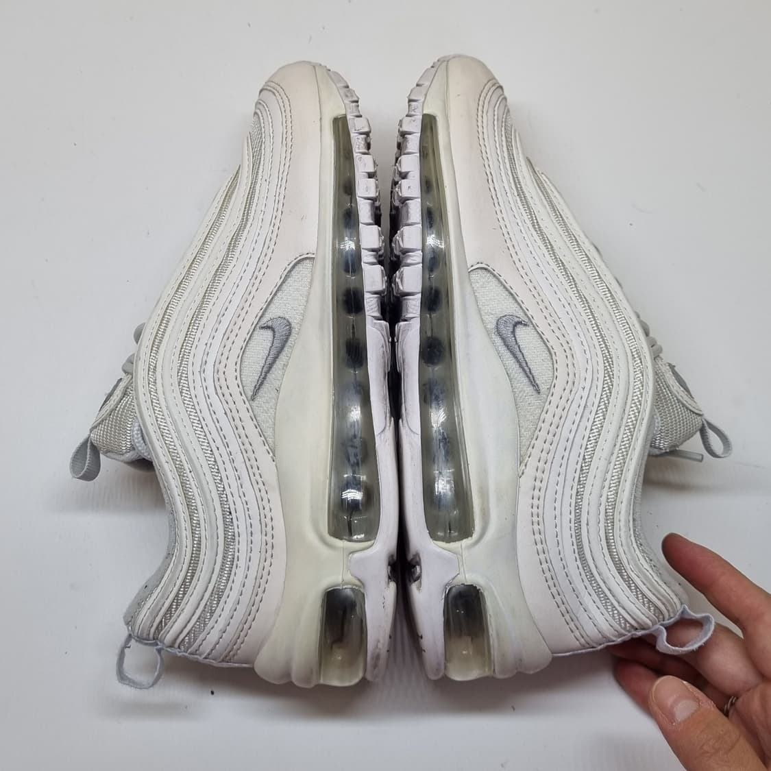 나이키 에어맥스 97 화이트 운동화 225. 상품이미지5