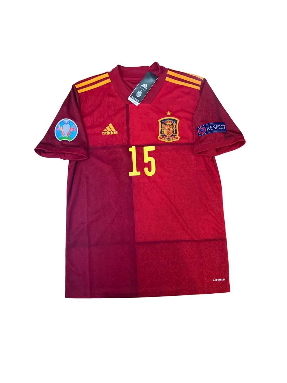 [2XL/110]2020 스페인 국대 홈 라모스 FR8361 상품이미지2