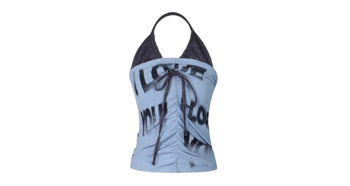 Deleteex Tube Top Halter Neck Vest 튜브탑 S 상품이미지4