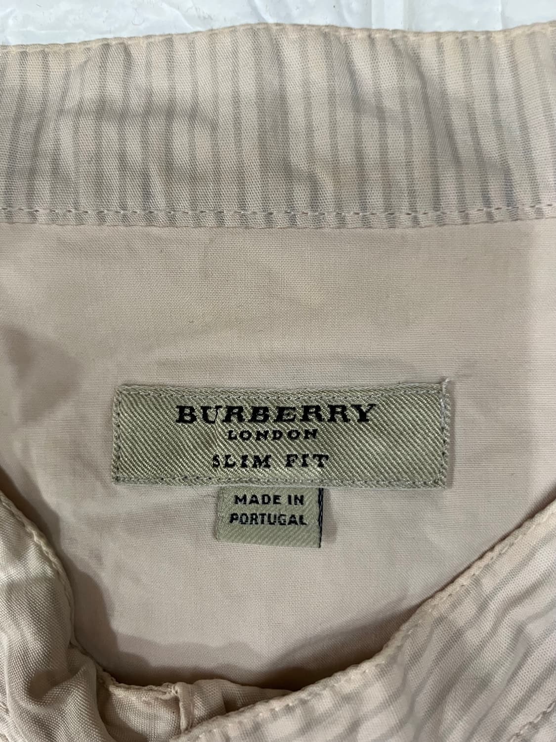 버버리 런던 밴드칼라 슬림핏 셔츠 L 상품이미지6