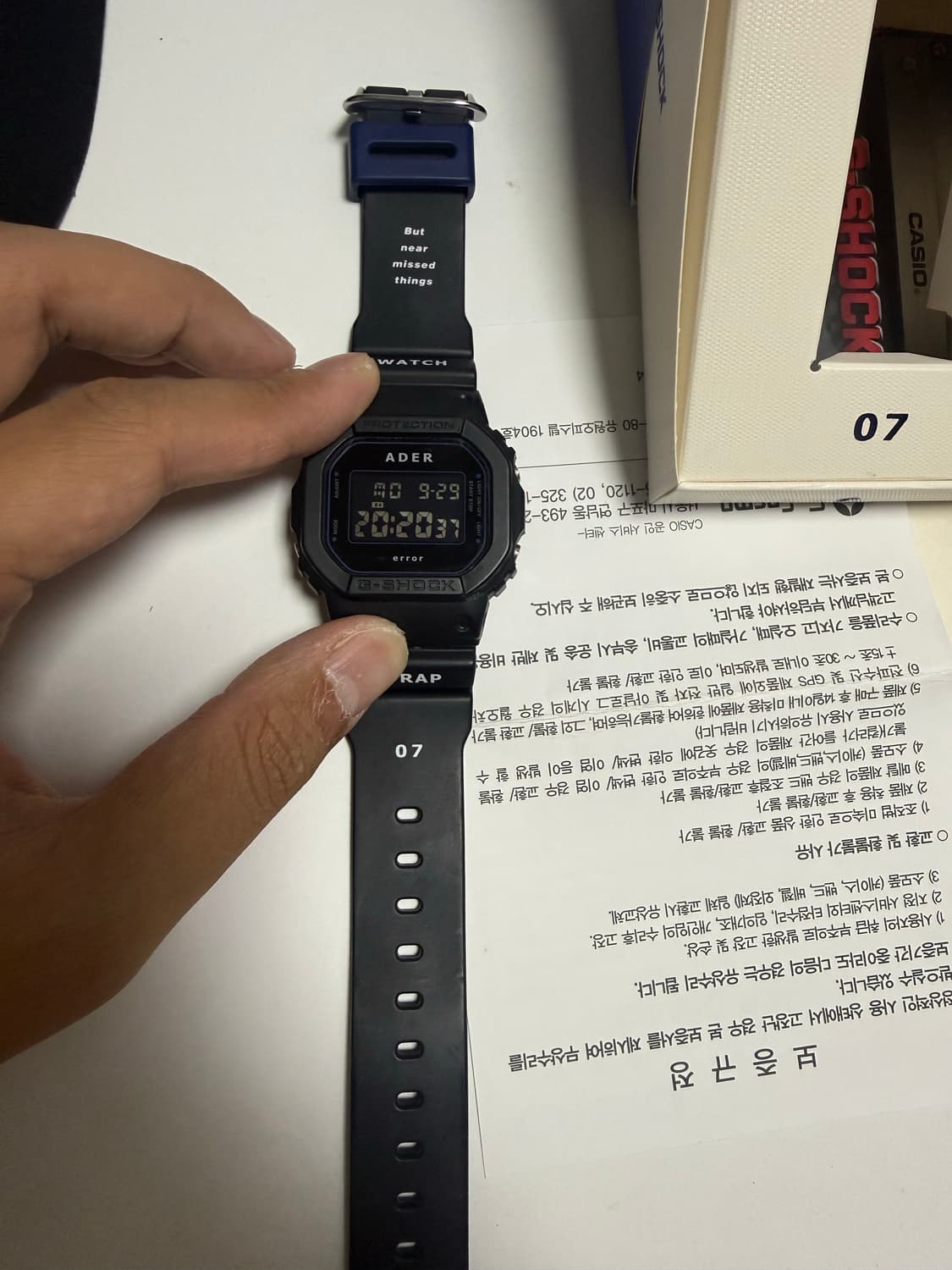 G-SHOCK 지샥 아더에러(DW-5600)+모자 상품이미지2