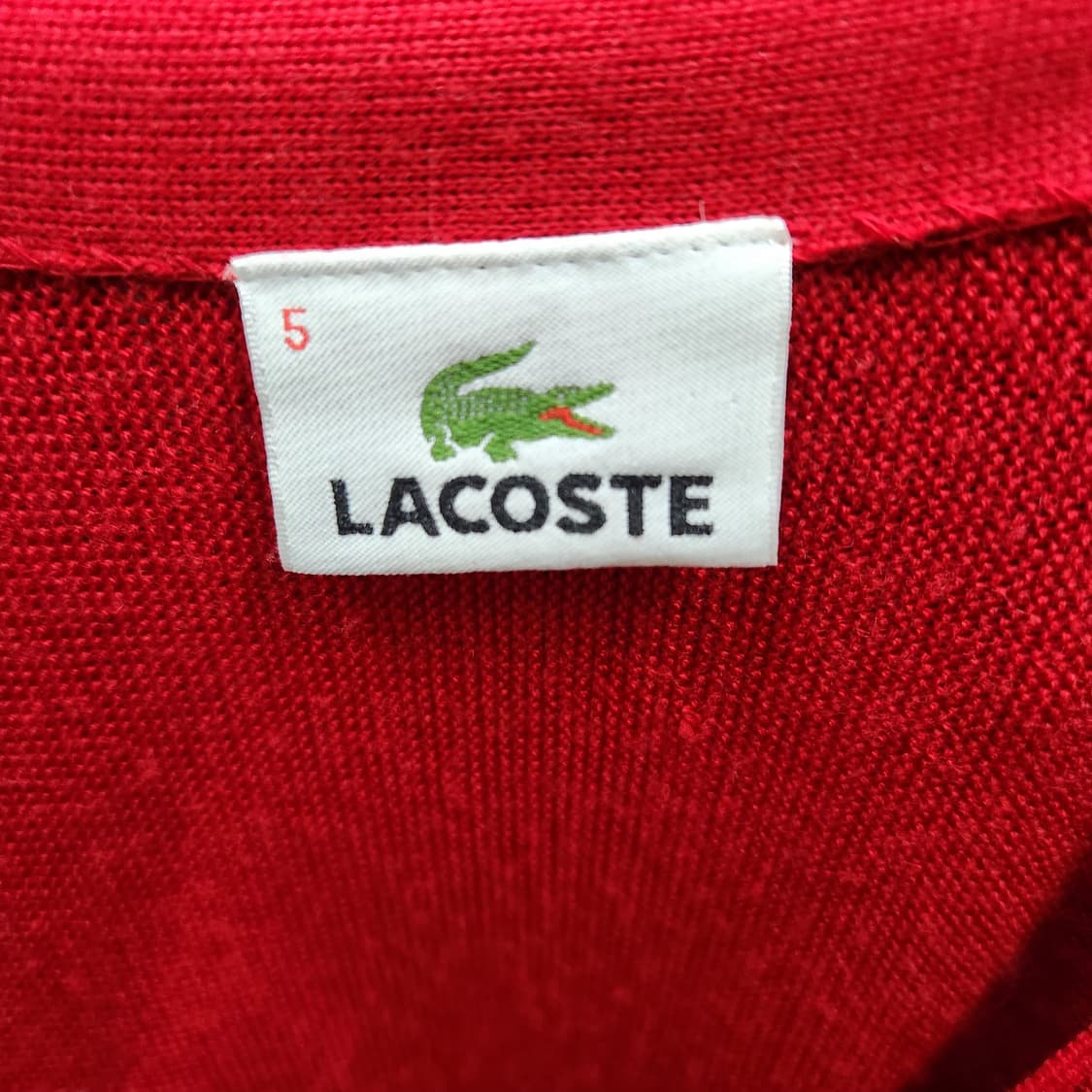 라코스테 로고자수 가디건 5(L) 상품이미지4
