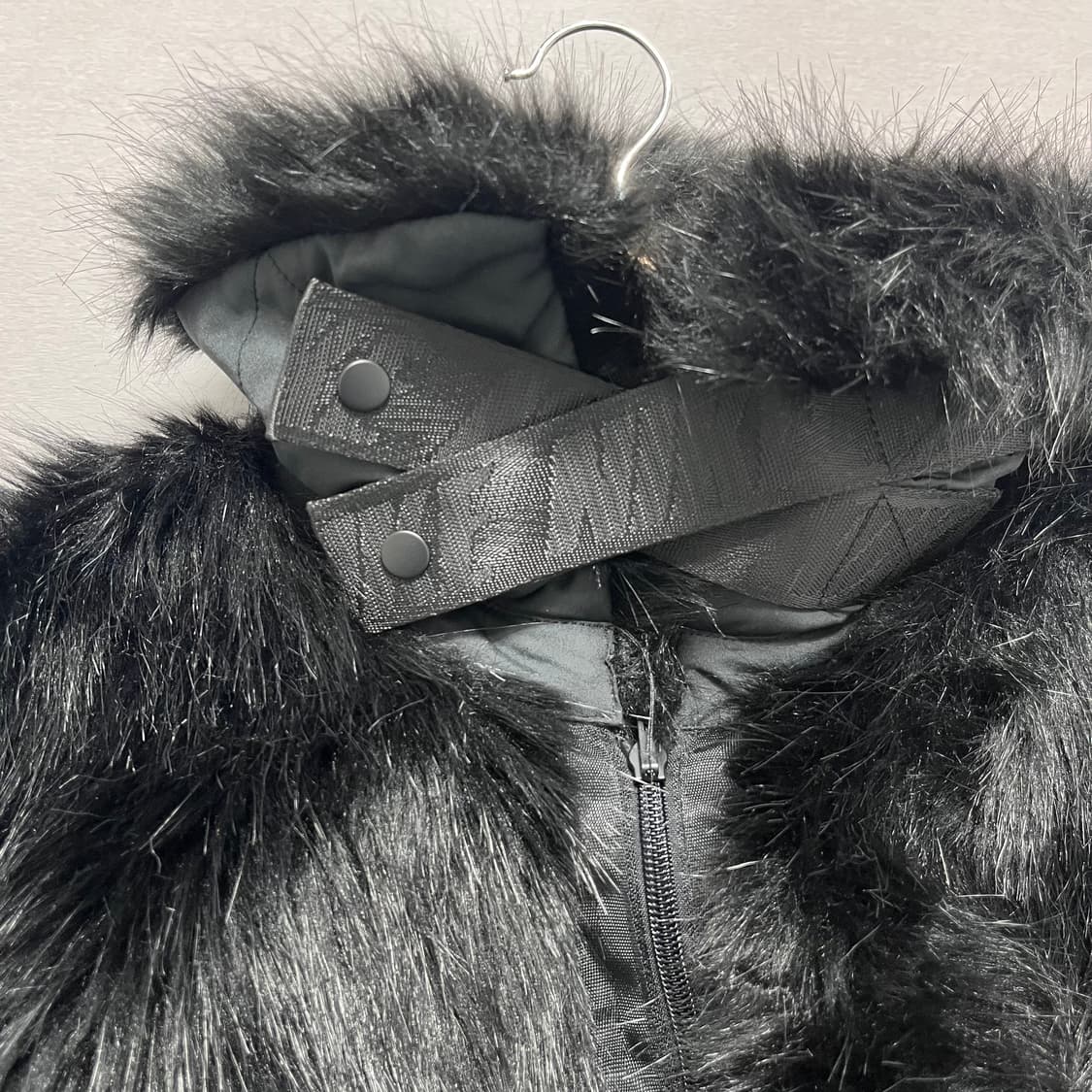 [남여공용] 나이키 X 엠부쉬 리버시블 블랙 퍼자켓 상품이미지6