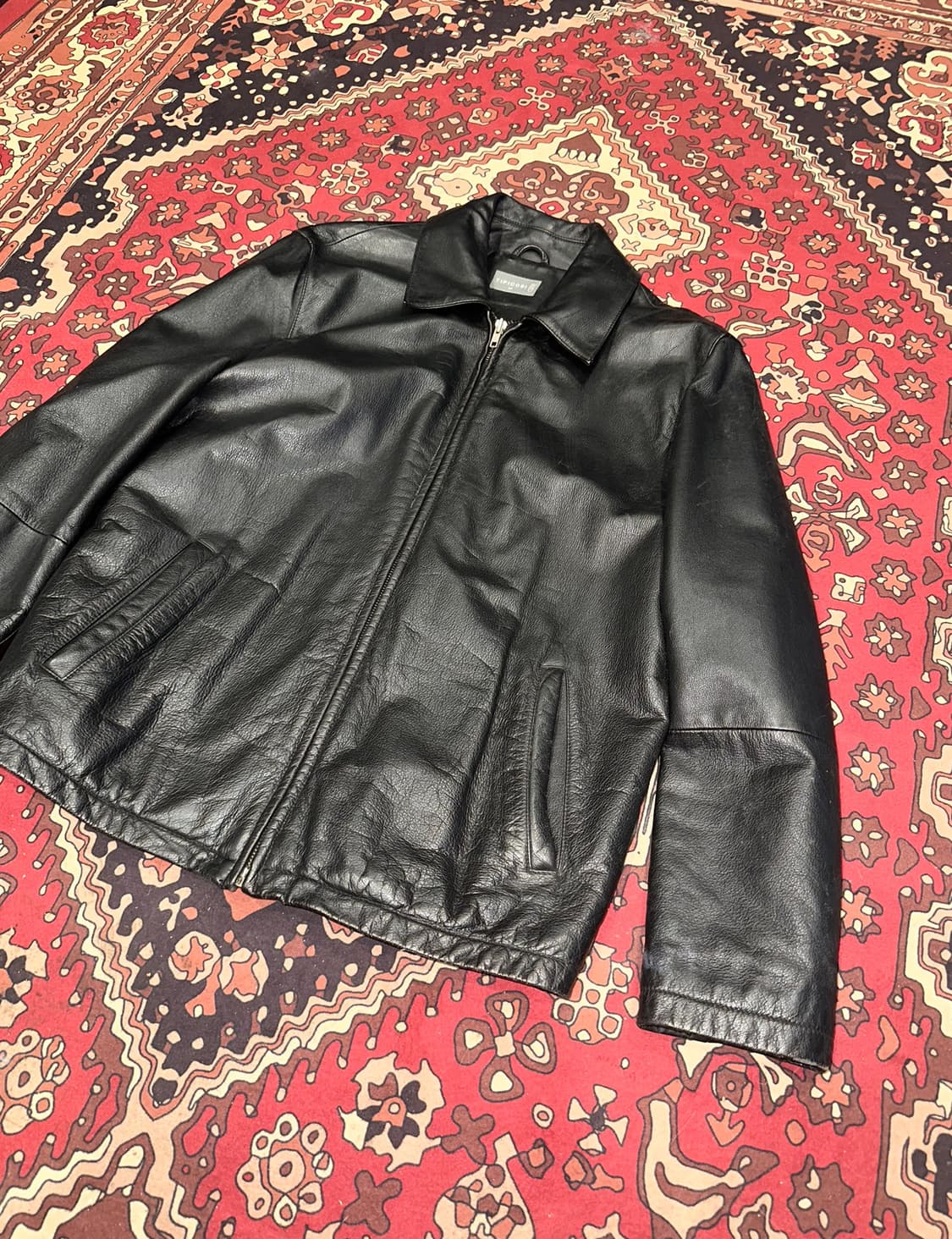 ( M-L ) 가죽자켓 워크웨어 아메카지 바이커자켓 소가죽 빈티지가죽 상품이미지5