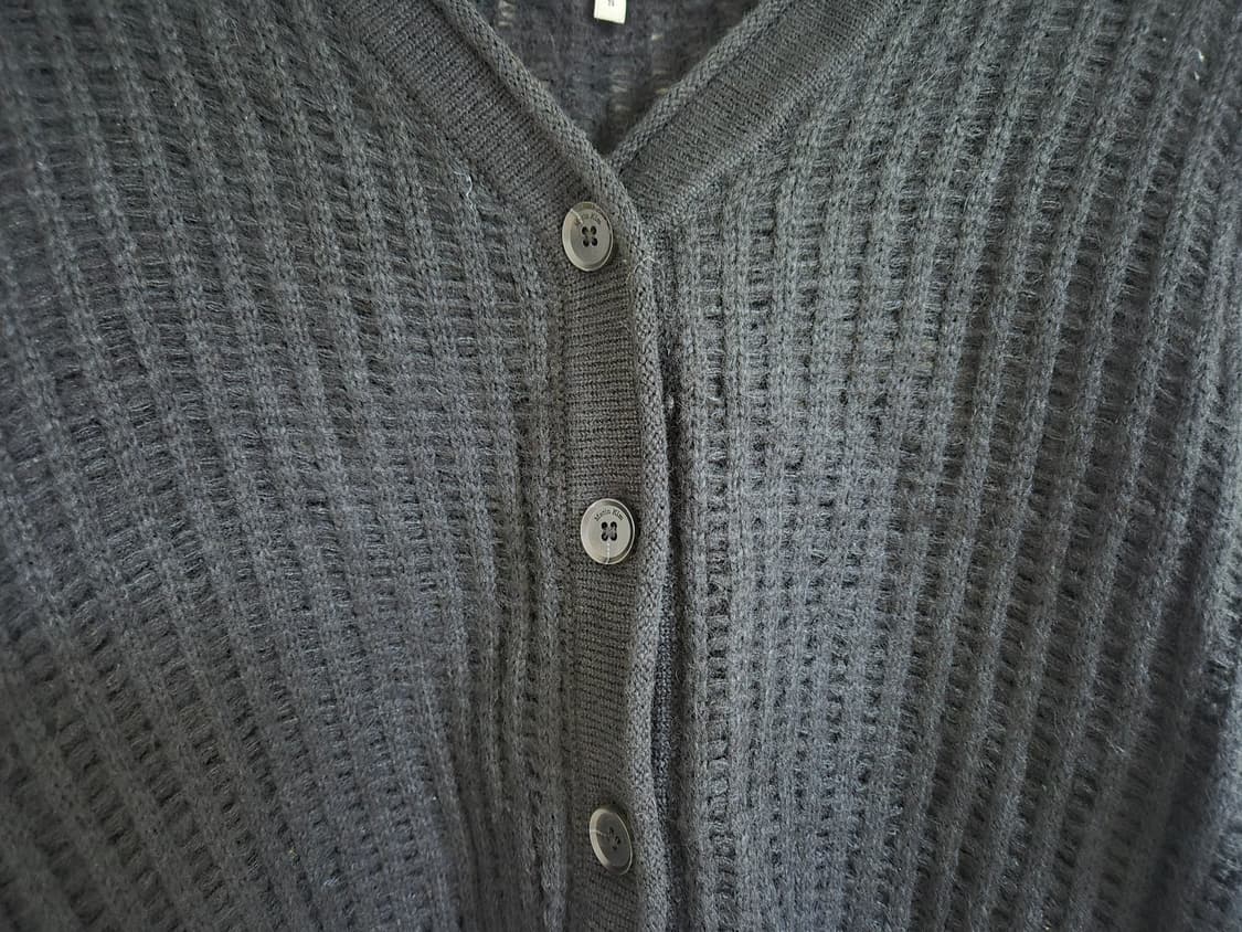 마뗑킴 크롭 블랙 니트 가디건 S 상품이미지8