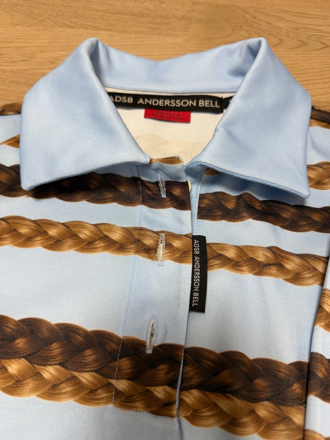 앤더슨벨 헤어 브라이드 스트라이프 셔츠 HAIR BRAID STRIPE  상품이미지3