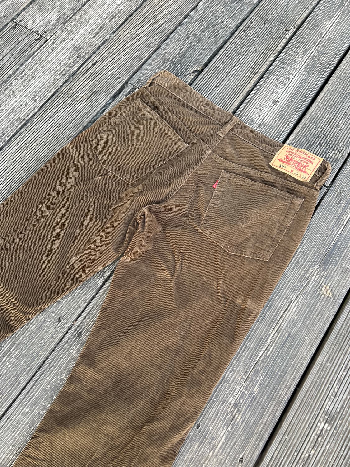 일본판 리바이스 537 부츠컷 팬츠 W33 상품이미지3
