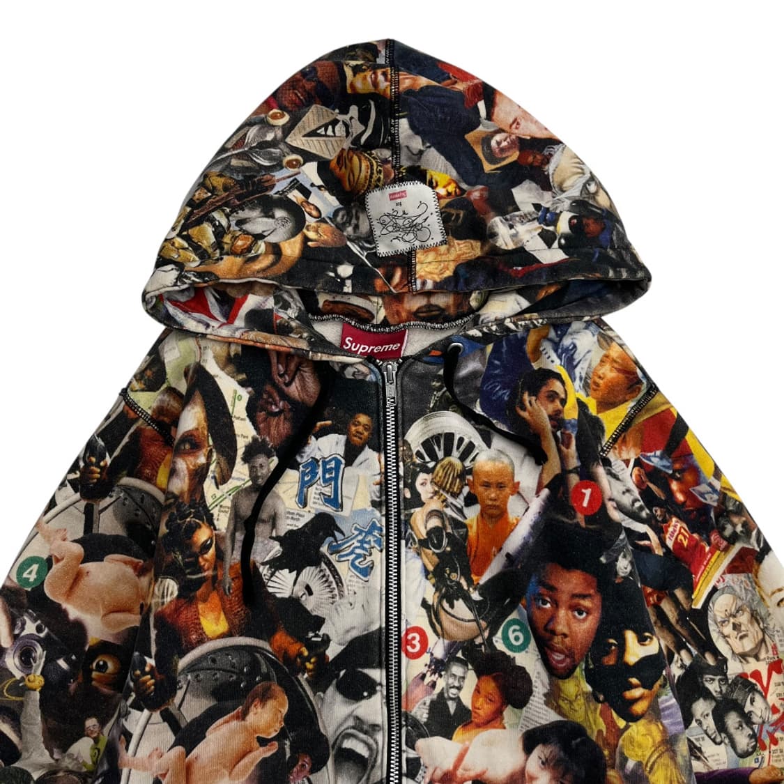 슈프림 06 AW 페이스 재팬 릴리즈 후드집업 M 상품이미지4