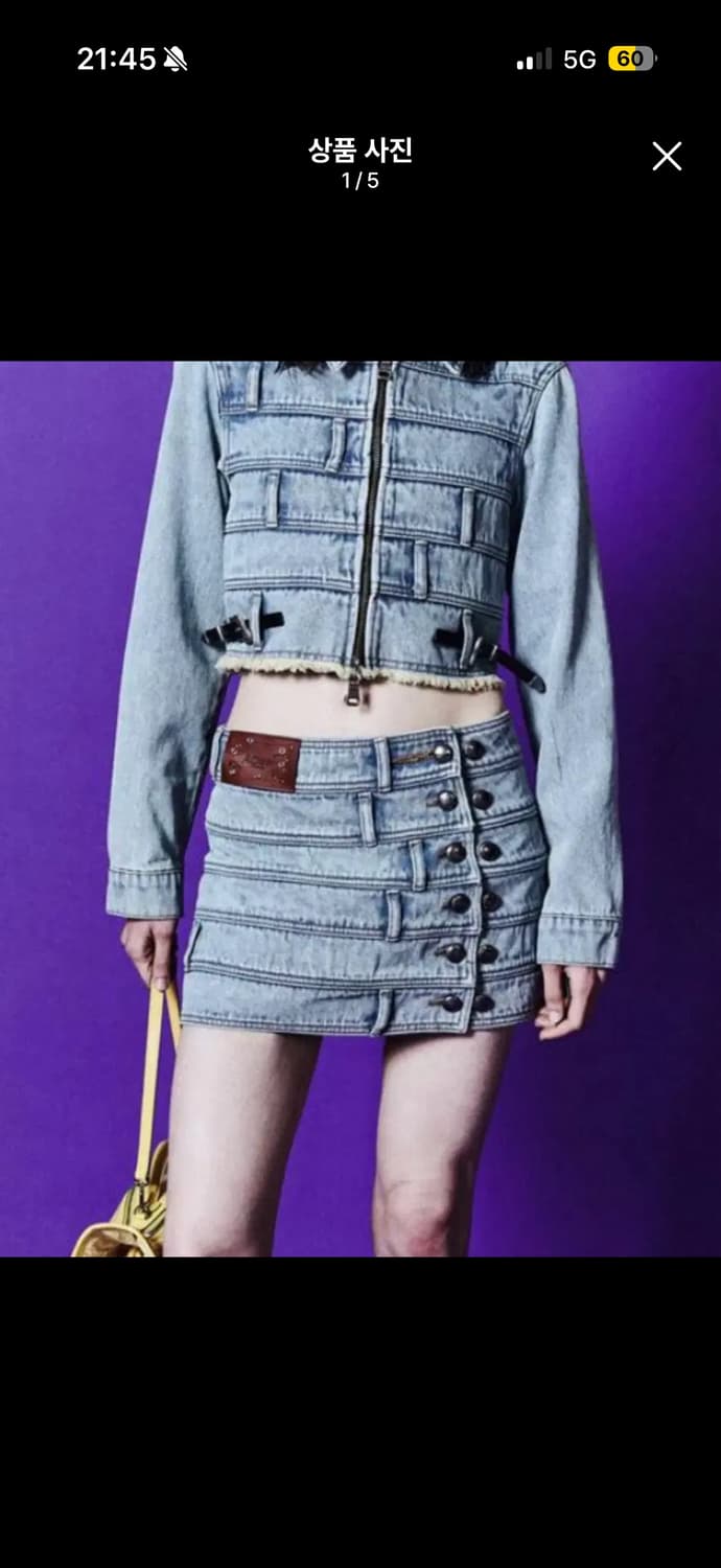 앤더슨벨 멀티데님스커트 S 상품이미지1