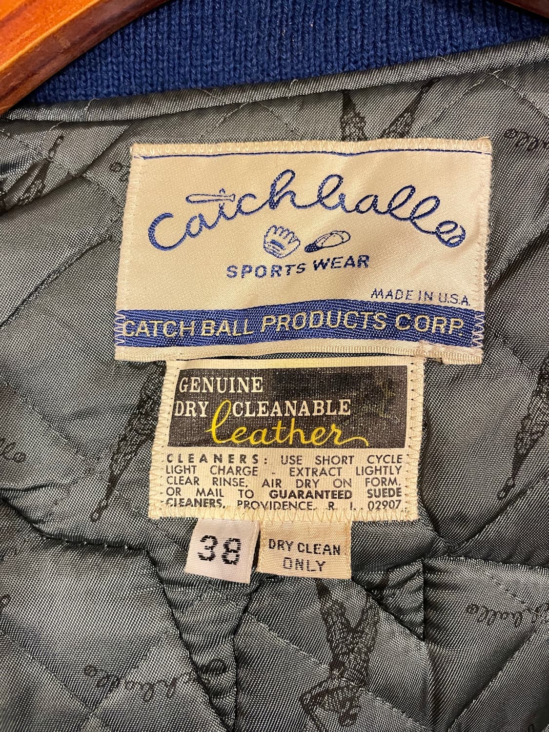 90‘S Catchball varsity jacket 상품이미지8