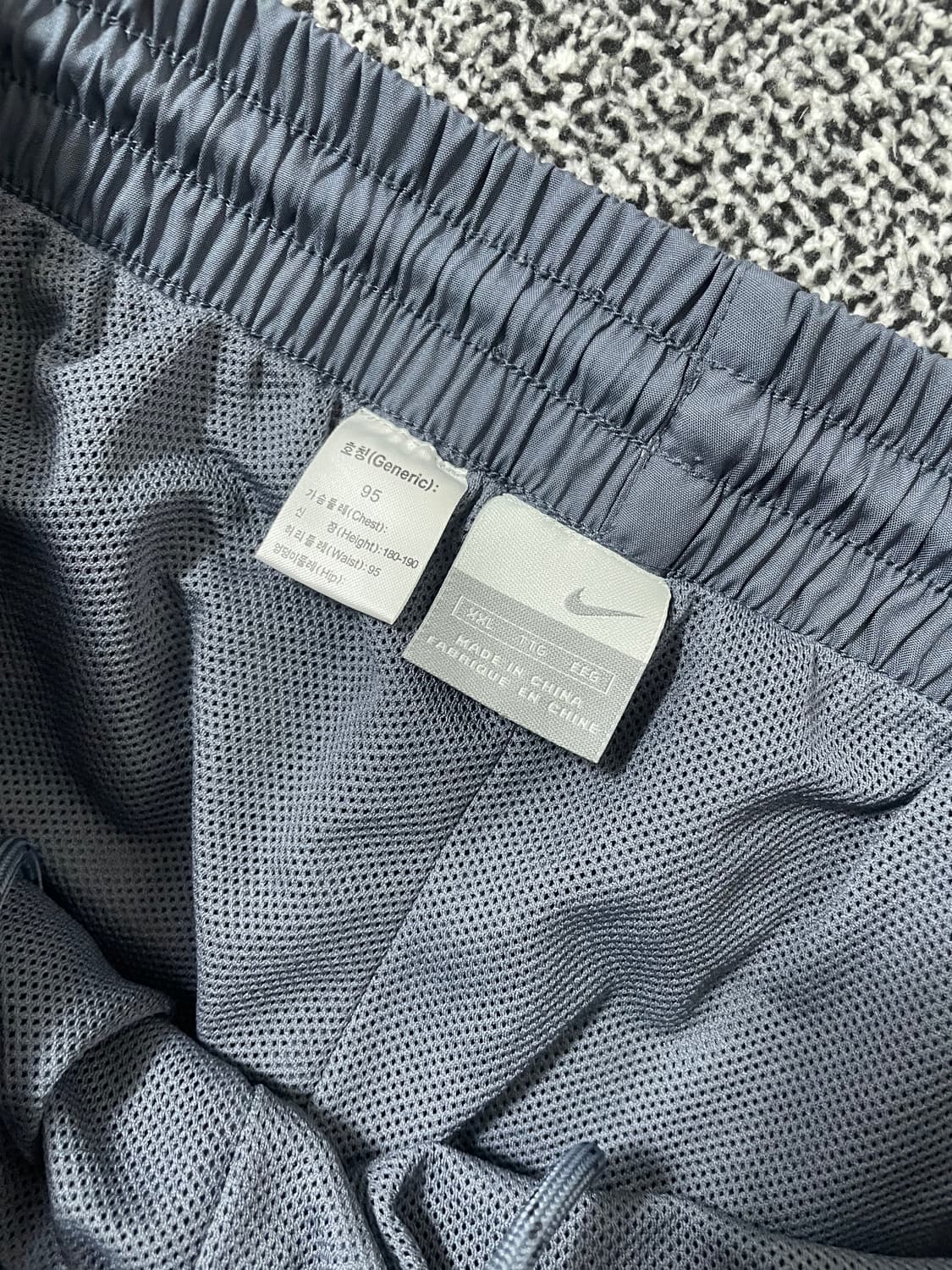 빈티지9. 나이키 00s 배색 윈드브레이커 바람막이 셋업 트레이닝세트 상품이미지6