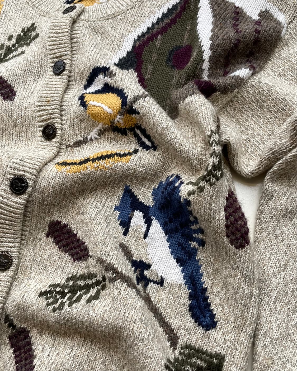 90s Northern Treasure “Birds” Cardigan🦜 상품이미지2