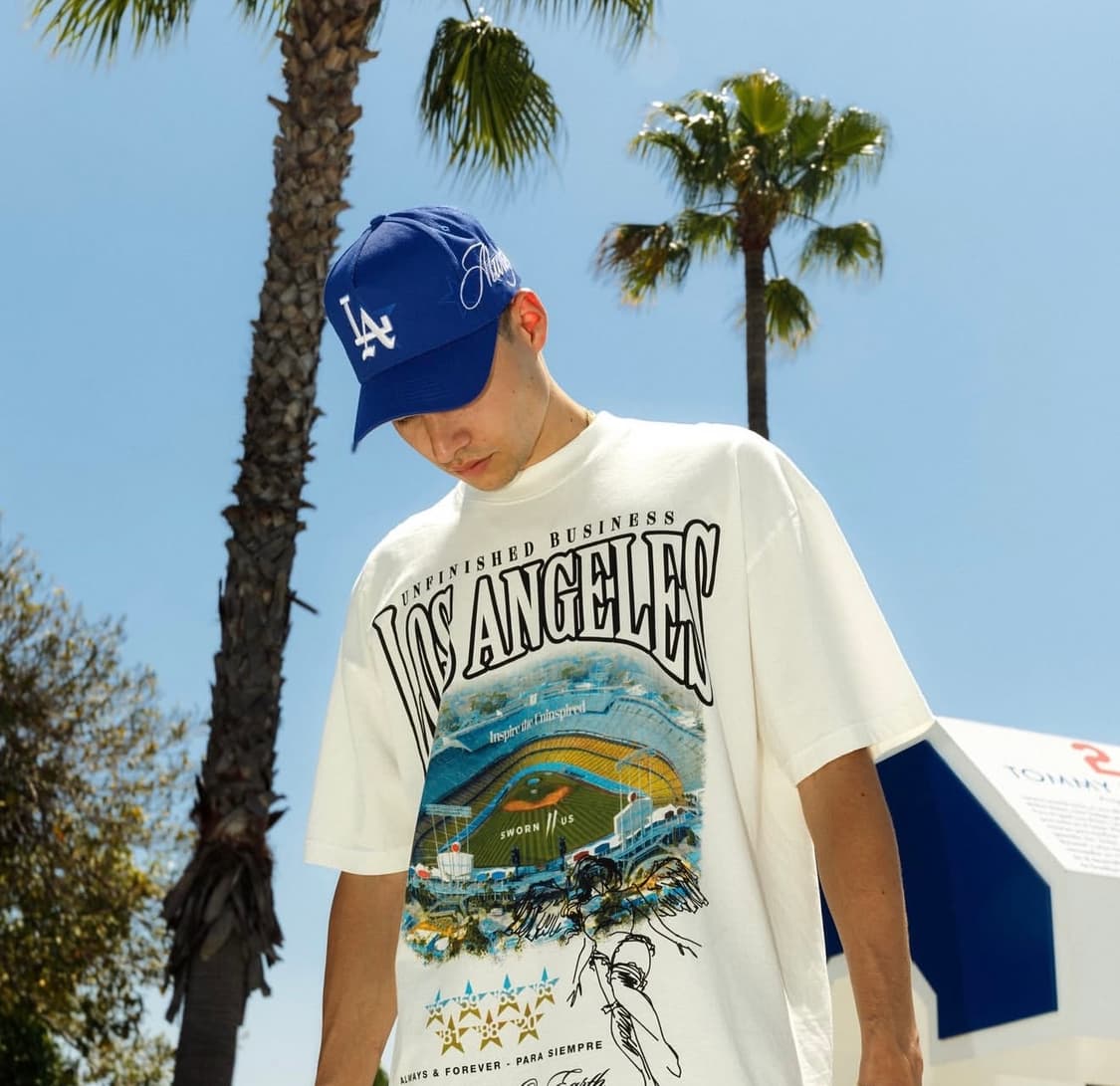 SWORN TO US 엘에이 다저스 블루 LA 스냅백 상품이미지4
