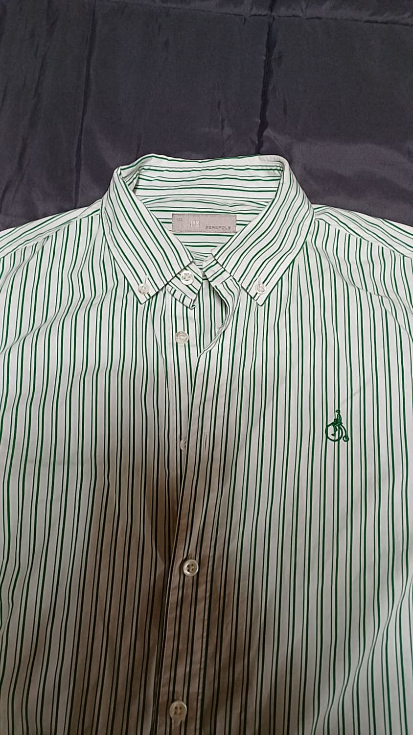 빈폴 스트라이프셔츠 100 가슴55 기장74 상품이미지4