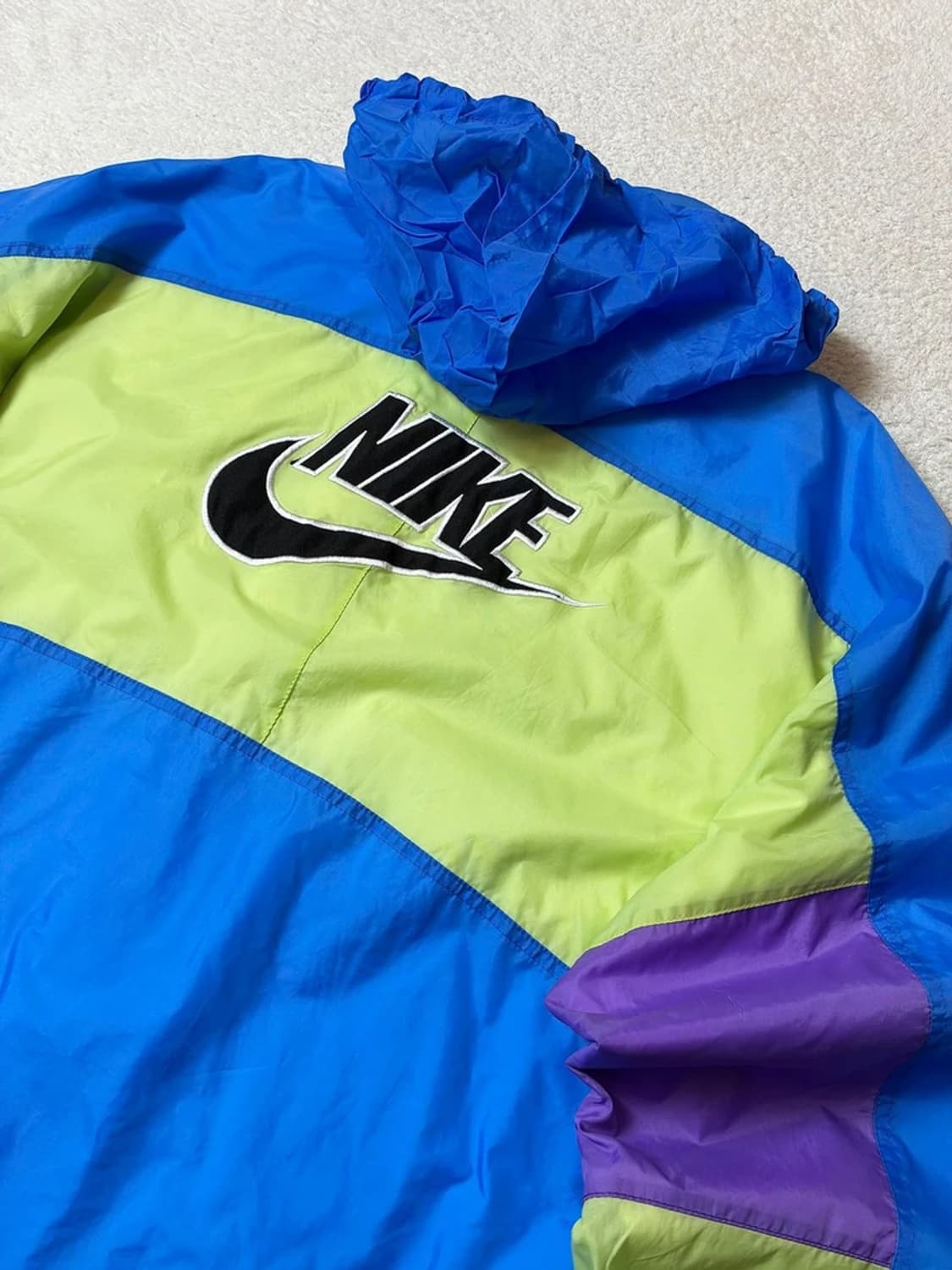 나이키 90's 올드스쿨 배색 빅로고 바람막이 자켓 PN6726    상품이미지2