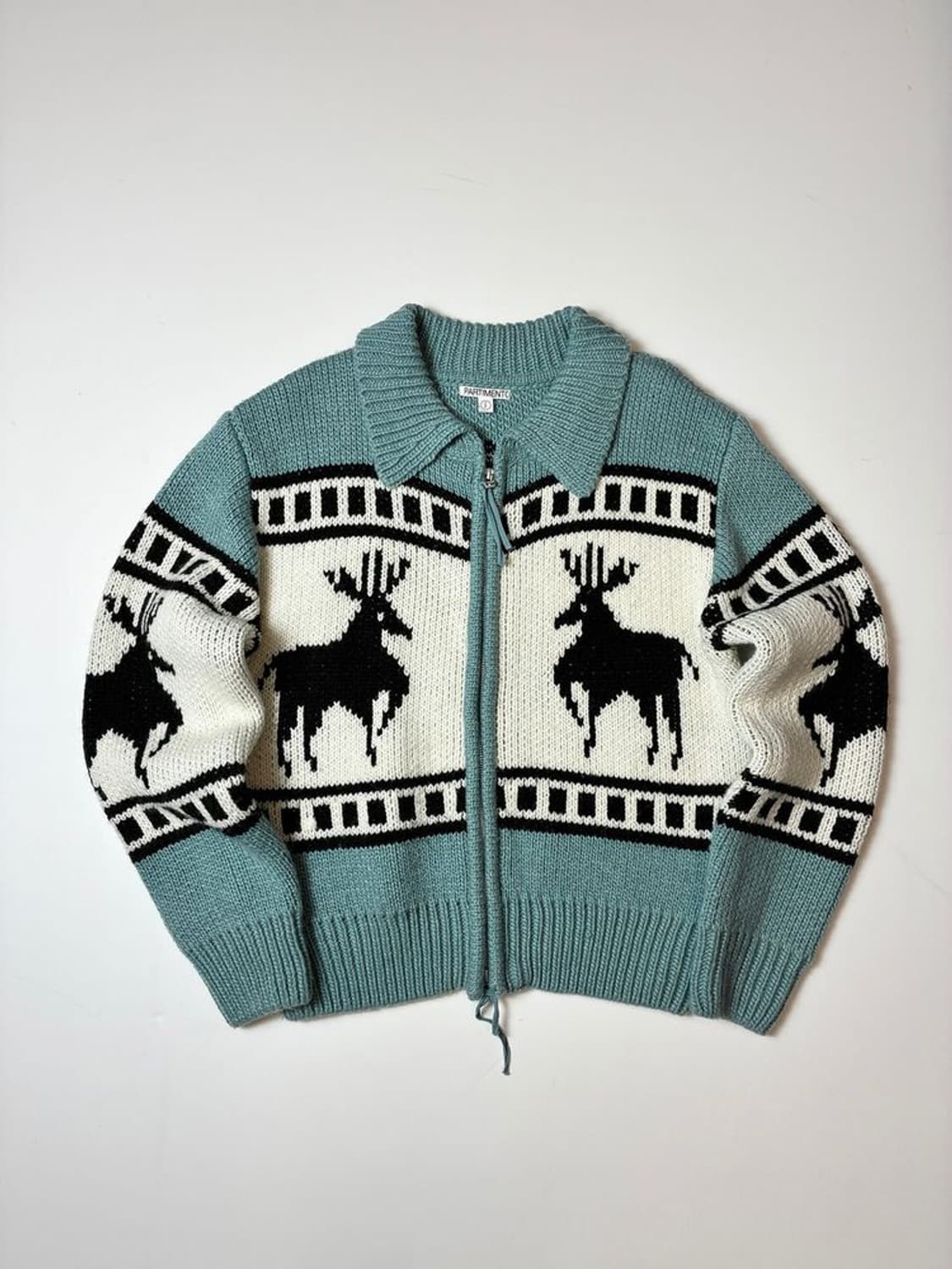 파르티멘토 22FW 코위찬 니트 집업 가디건 PN8107 상품이미지1