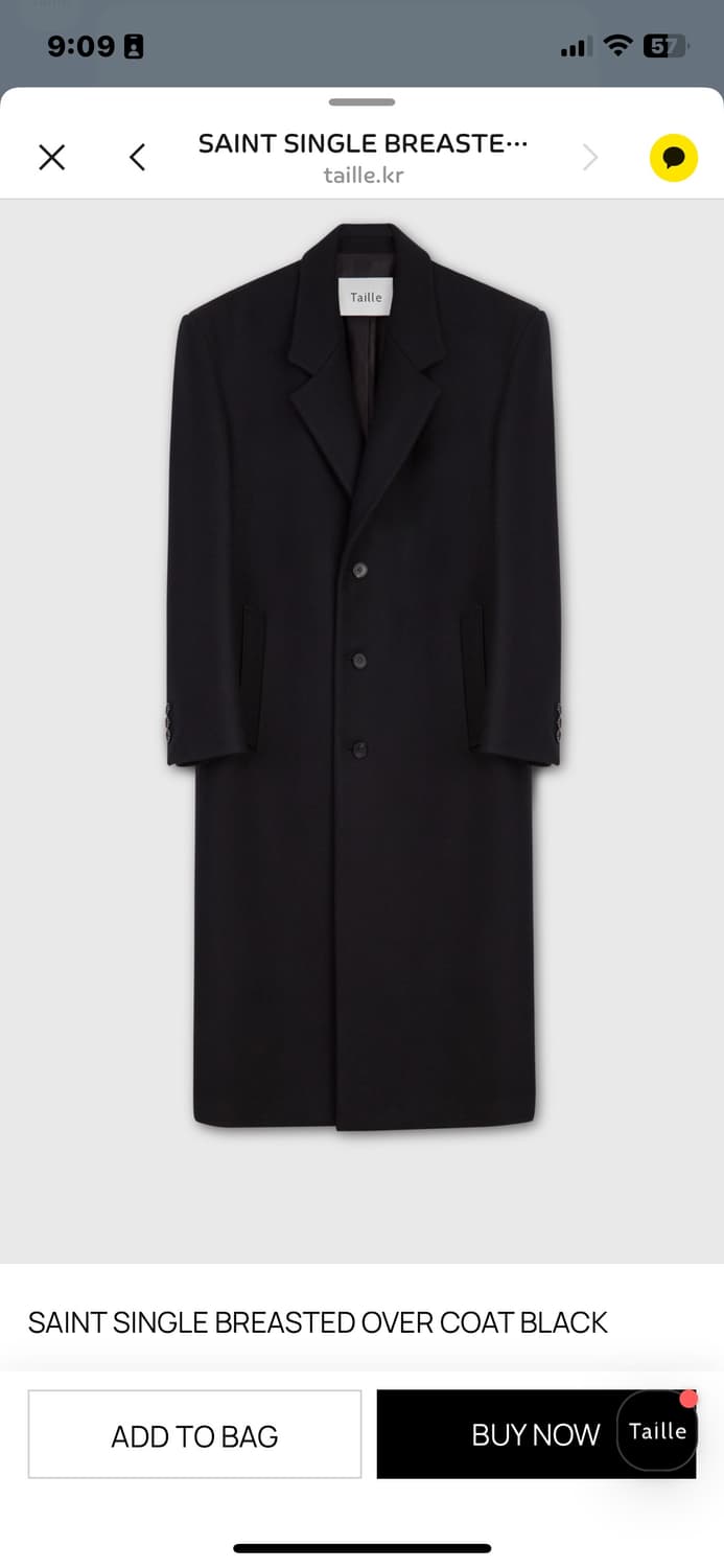SAINT SINGLE BREASTED OVER COAT 상품이미지4