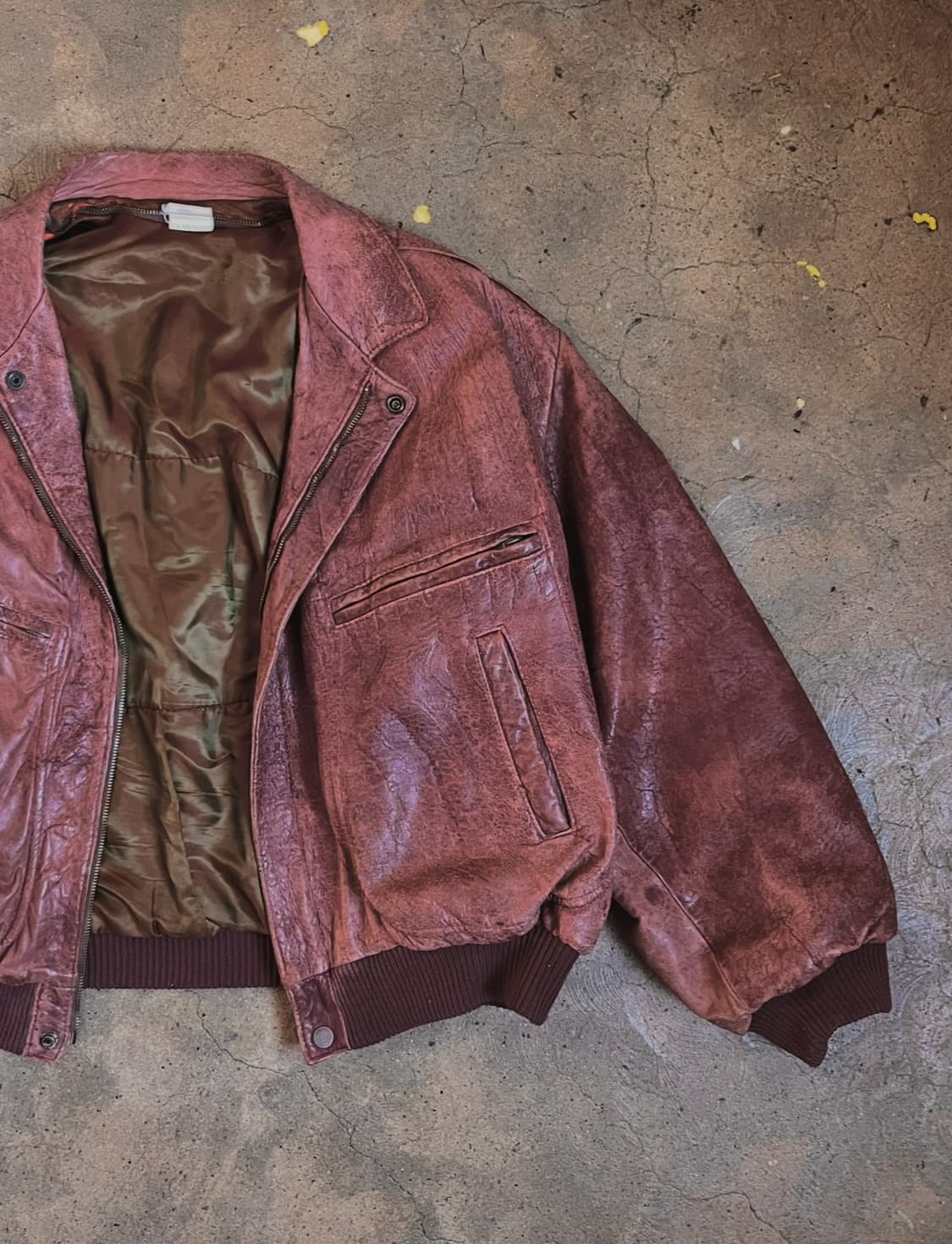 86AW CP컴퍼니 아카이브 가죽 플라이트 봄버 자켓 상품이미지5