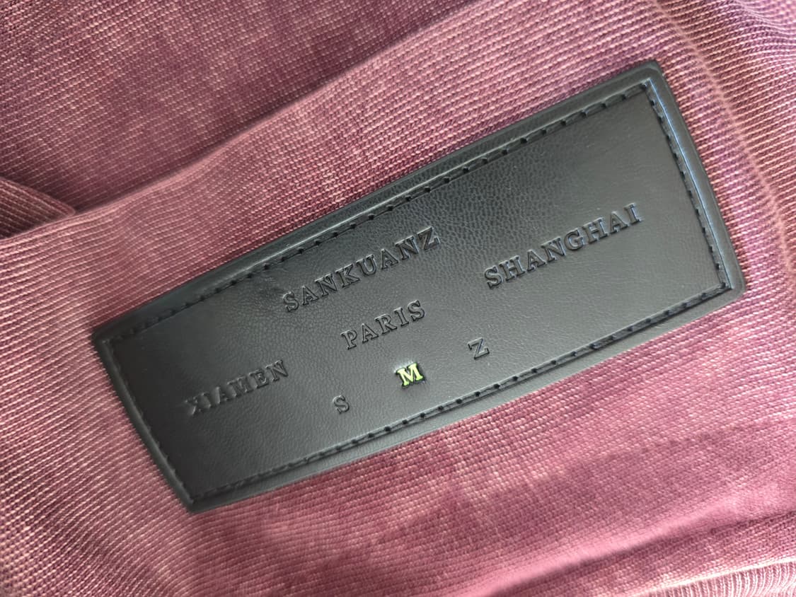 산쿠안즈 워시드 스웨트 셔츠 마살라 레드 M 상품이미지10