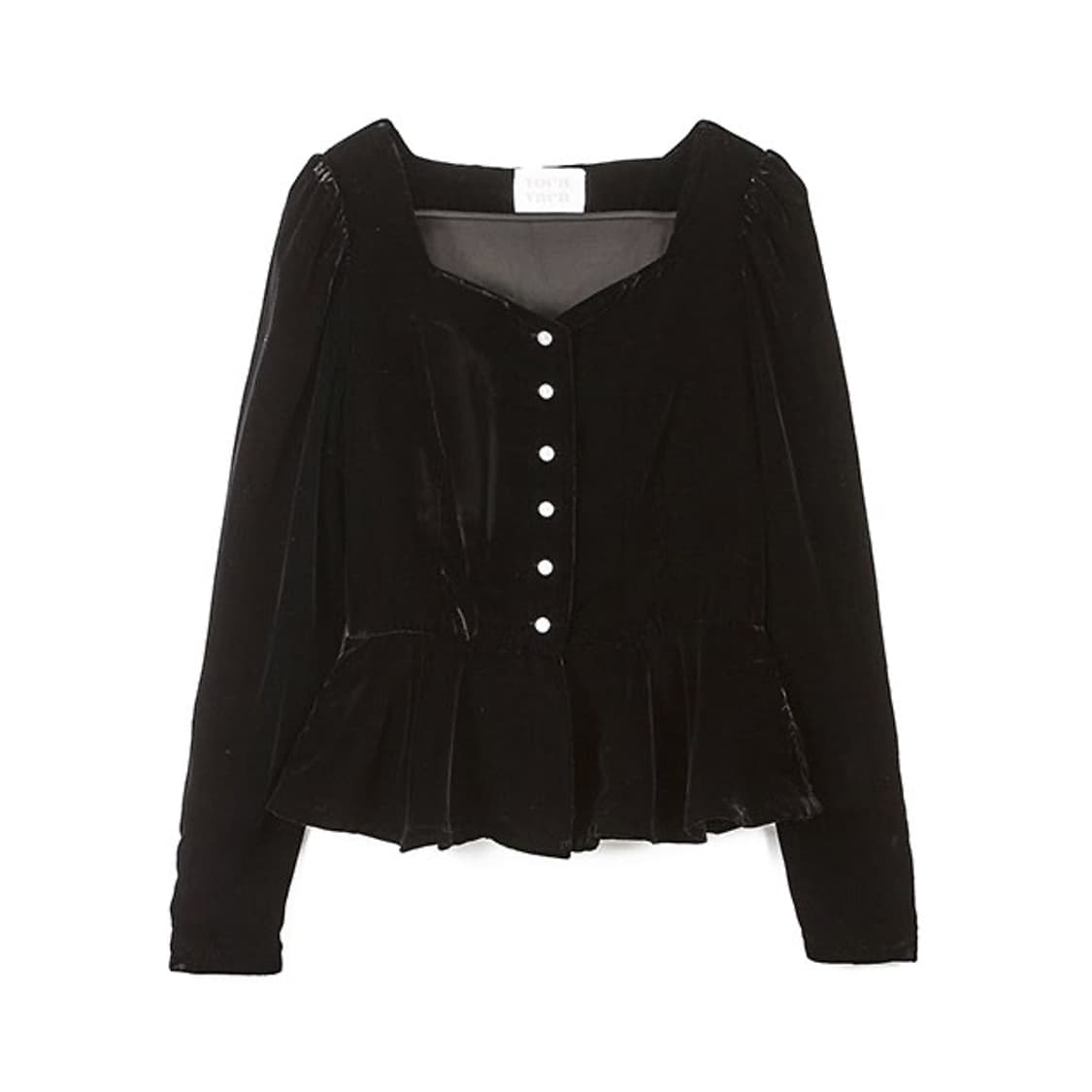 보카바카 벨벳 블라우스 s 상품이미지3