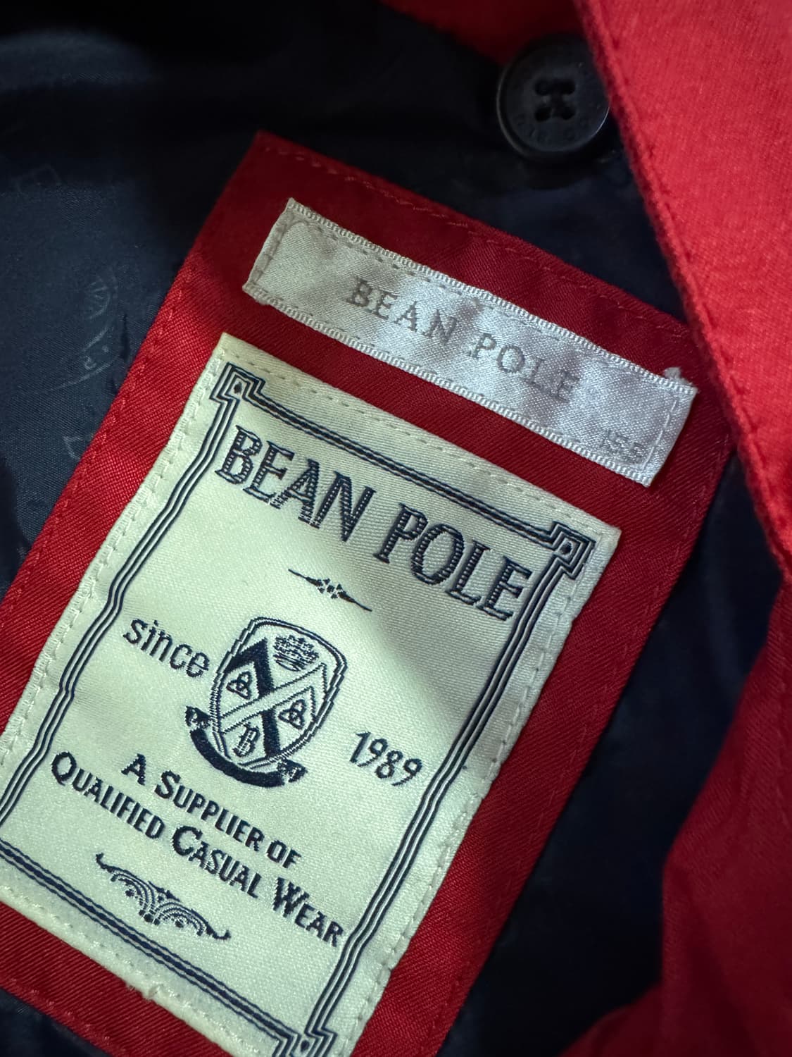 여성 빈폴 올드스쿨 레트로 후드 바람막이 S 155 상품이미지3