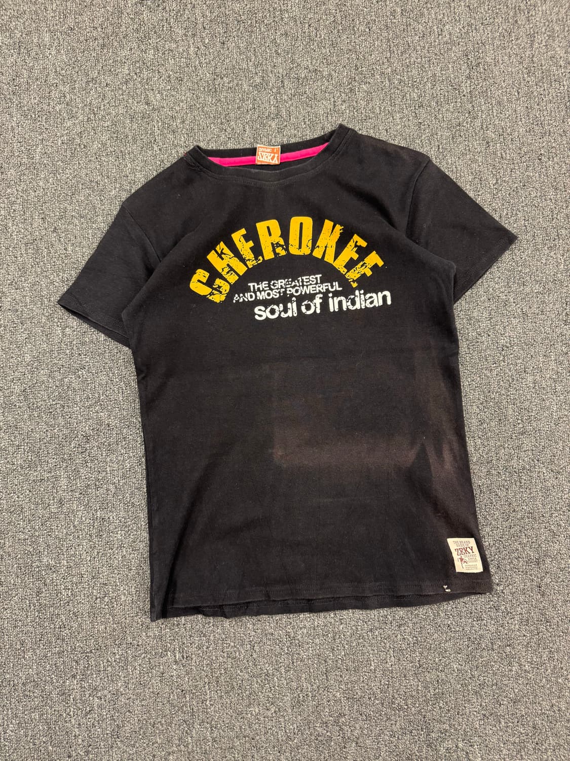 L)Zeky 빈티지 프린팅 여성 반팔 상품이미지1